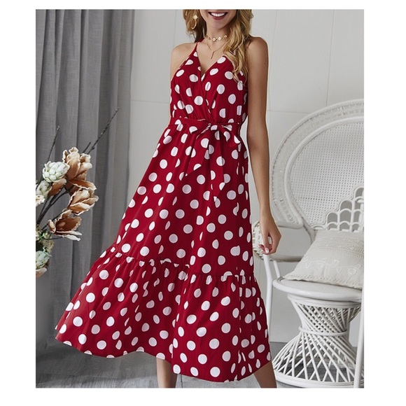 HailJax Dresses & Skirts - Polka Dot Midi